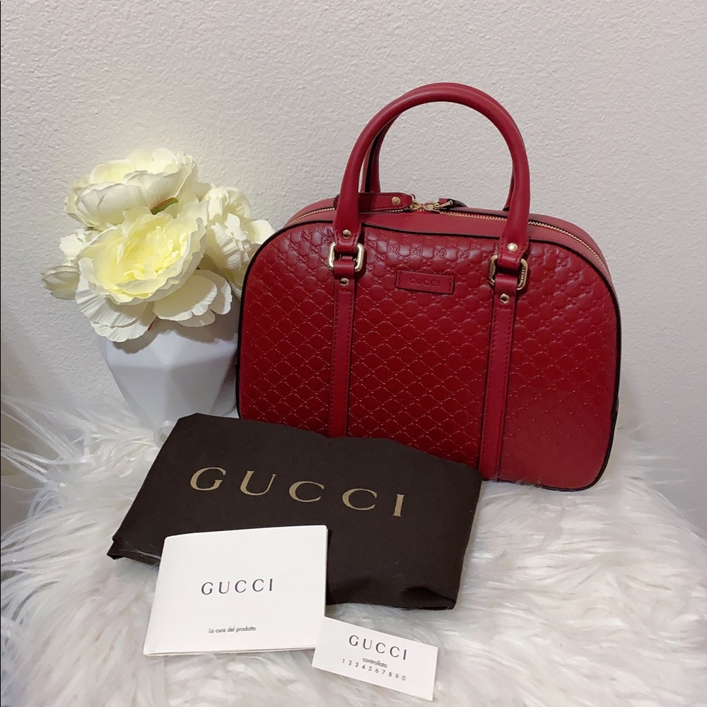 ❣️SOLD❣️Gucci Top Handle Red - Picture 1 of 15